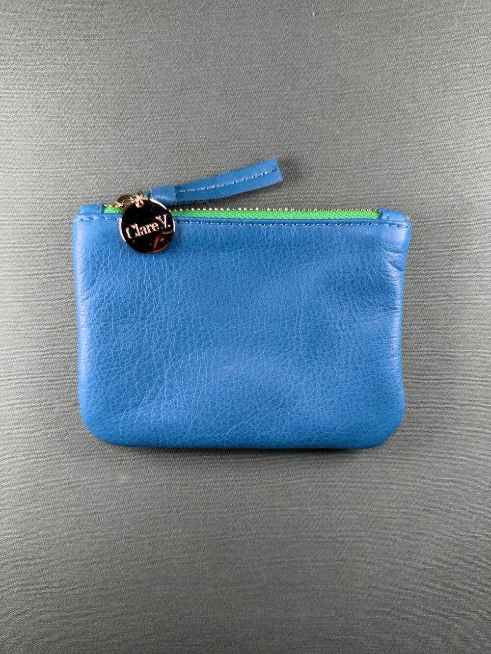 Blue Clare V. Coin Clutch - NWOT